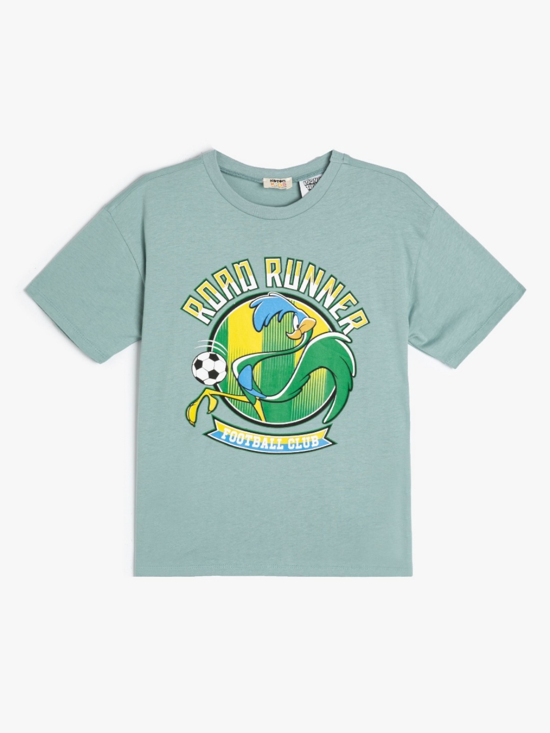 

Koton Boys Graphic Printed Round Neck Cotton T-shirt, Grey