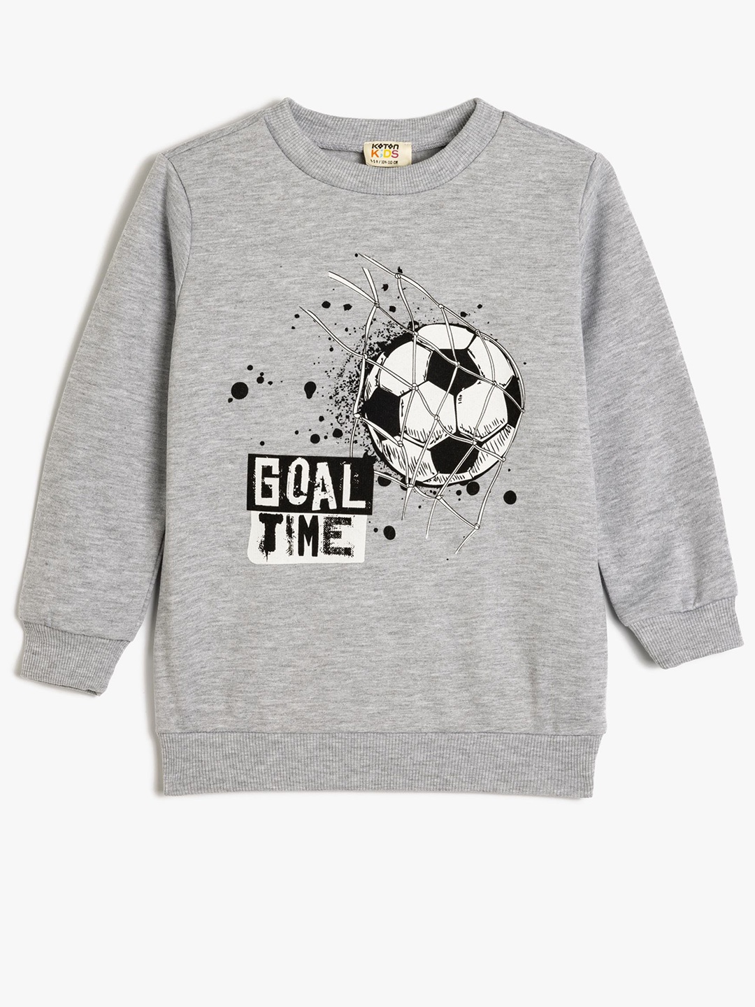 

Koton Boys Printed Sweatshirt, Grey