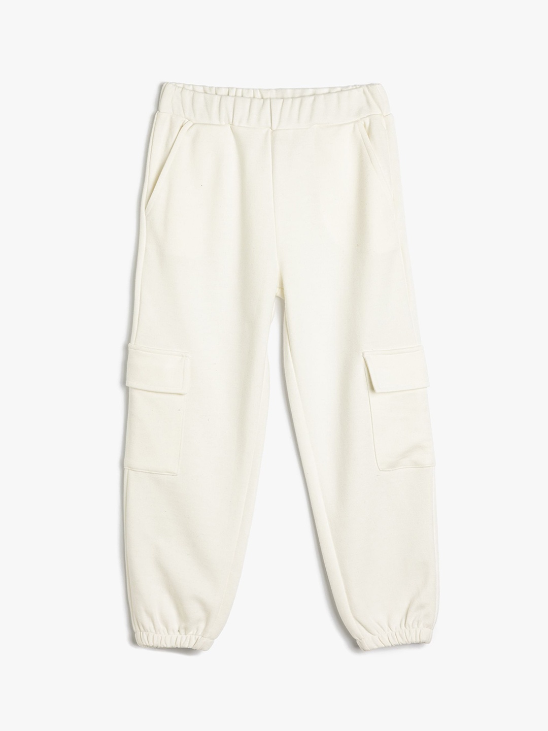 

Koton Girls Mid-Rise Joggers, White