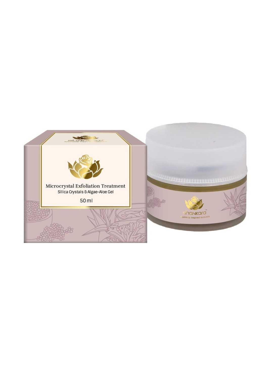 

Shankara Microcrystal Exfoliation Treatment With Silica Crystals & Algae Aloe Gel - 50ml, Beige