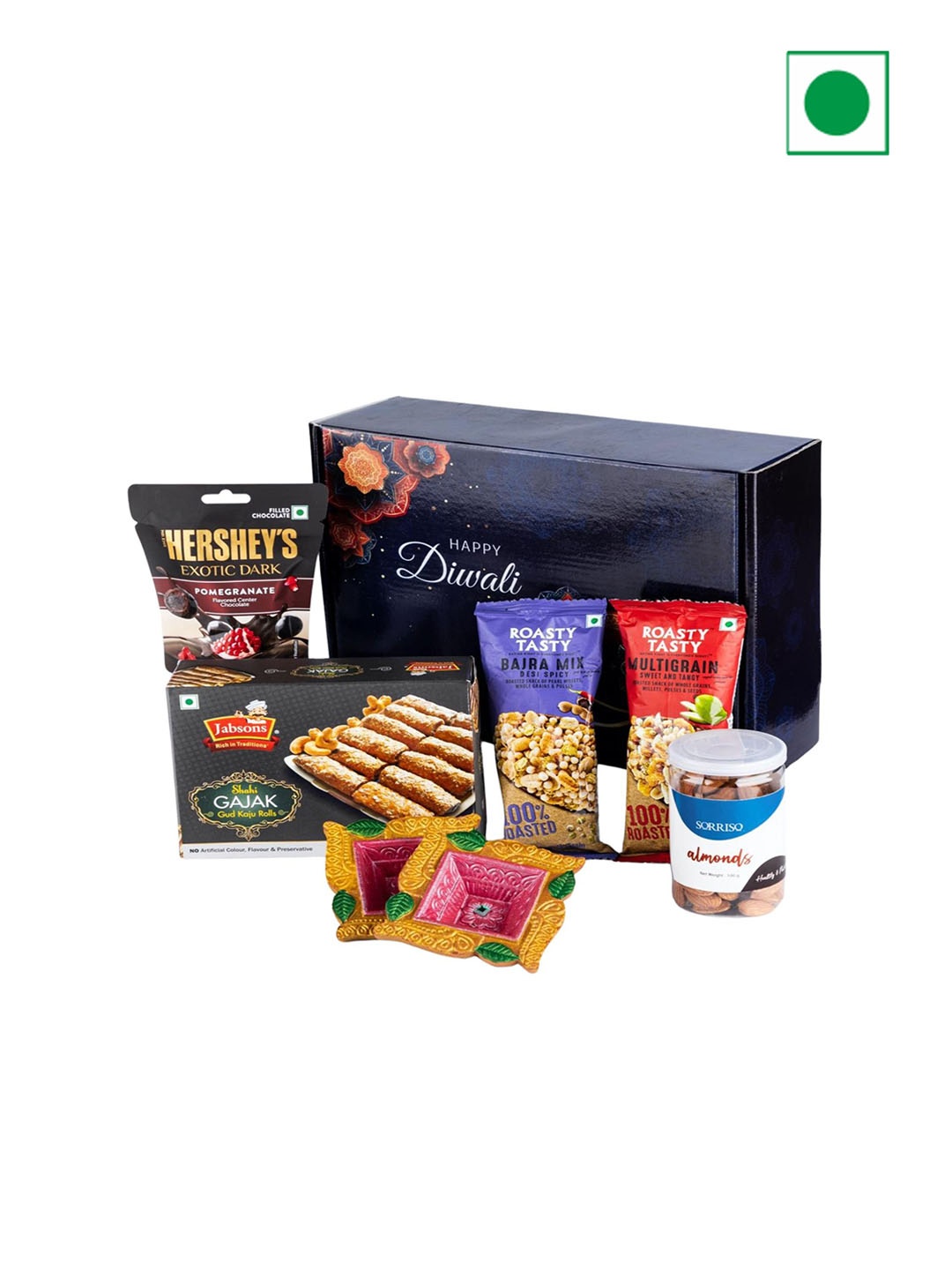 

The Gift Tree The Premium Treats Diwali Employee & Staff Family Gift Hamper, Red