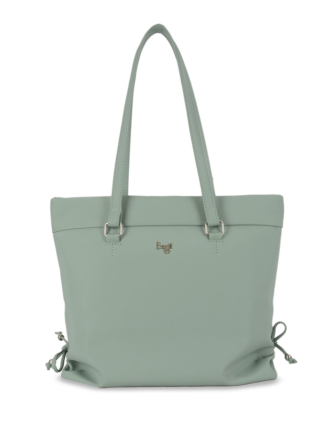 

Baggit Women Solid Structured Shoulder Bag, Green