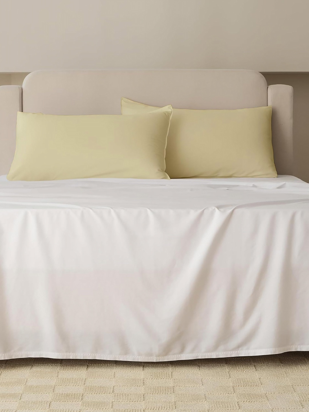 

Sleepino Grey 10 Pieces Solid Pure Cotton Rectangle Pillow Covers