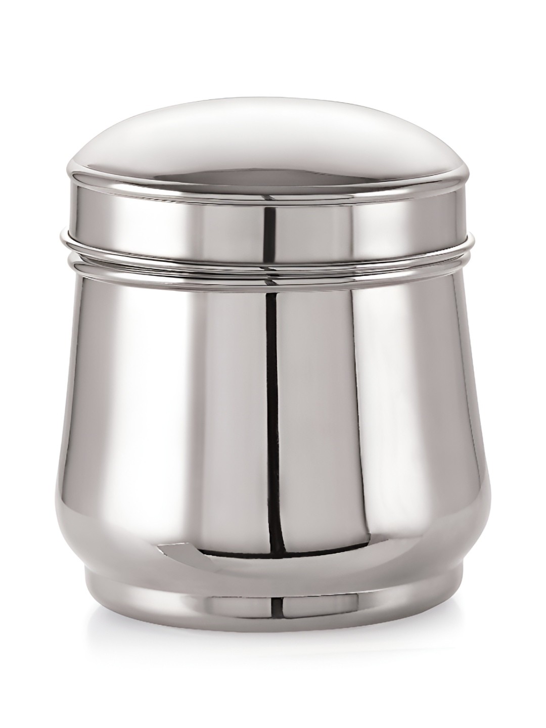 

MUKTI Silver-Toned Stainless Steel Dishwasher Safe Canister Container 450ml