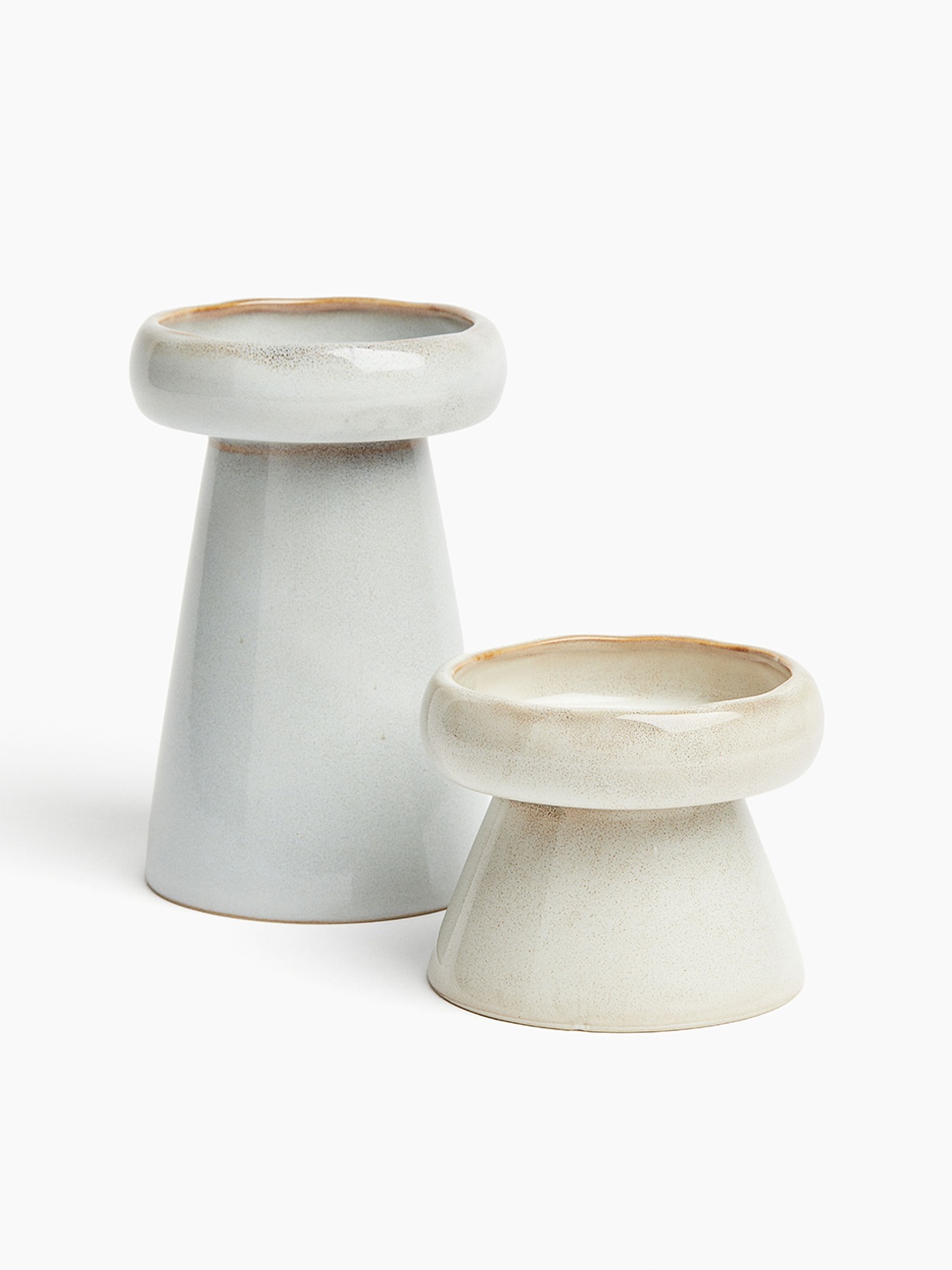 

H&M White Stoneware Candlestick