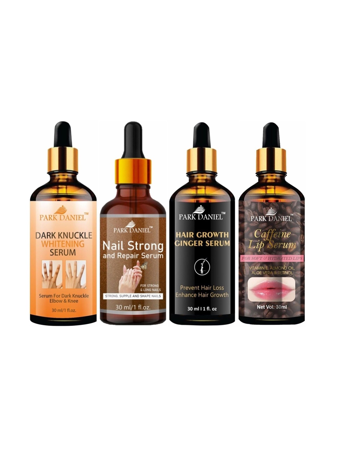 

Park Daniel Set Of 4 Serum Combo - 30 ml Each, Multi