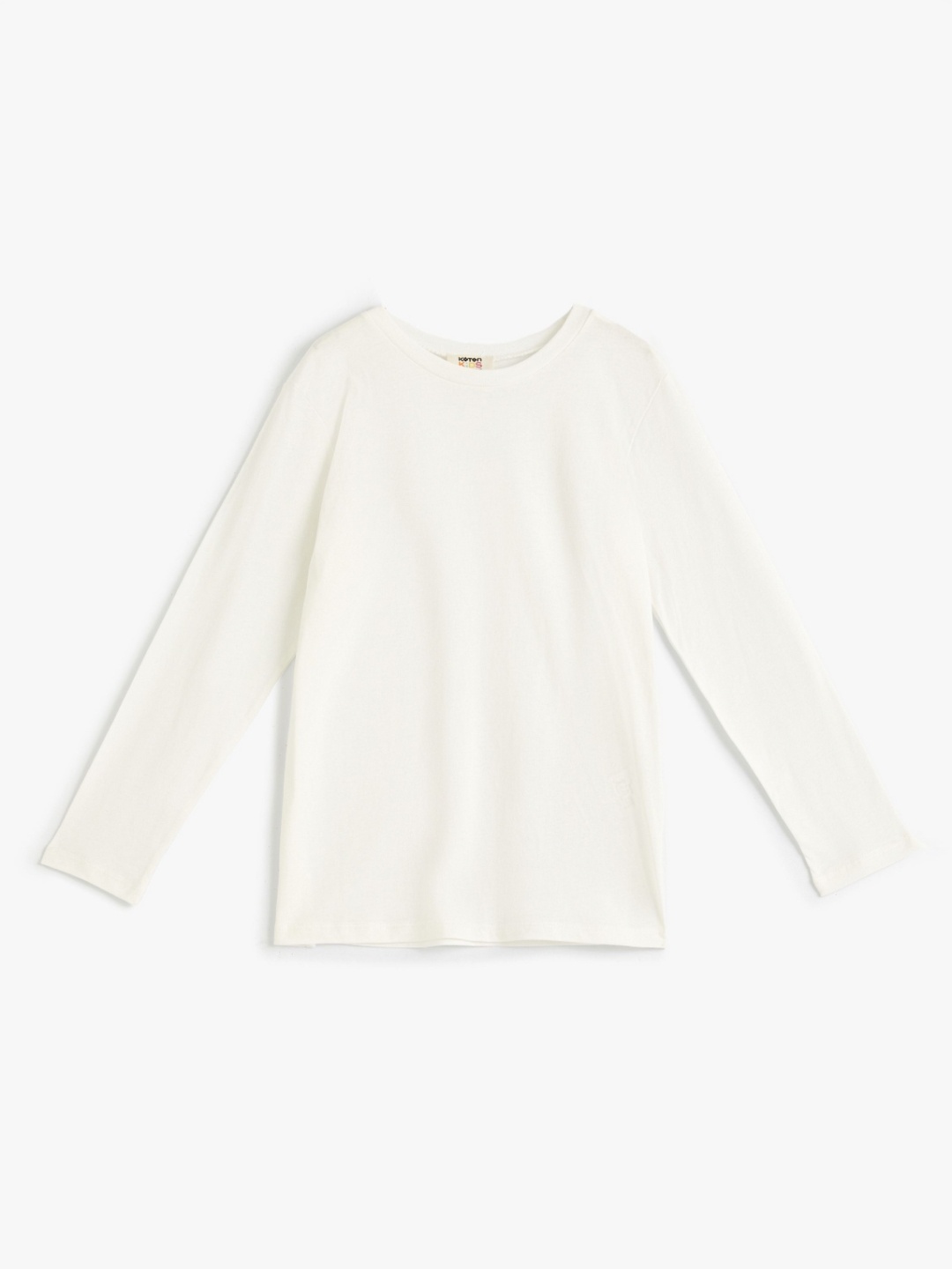 

Koton Boys Solid Round Neck Cotton T-shirt, White