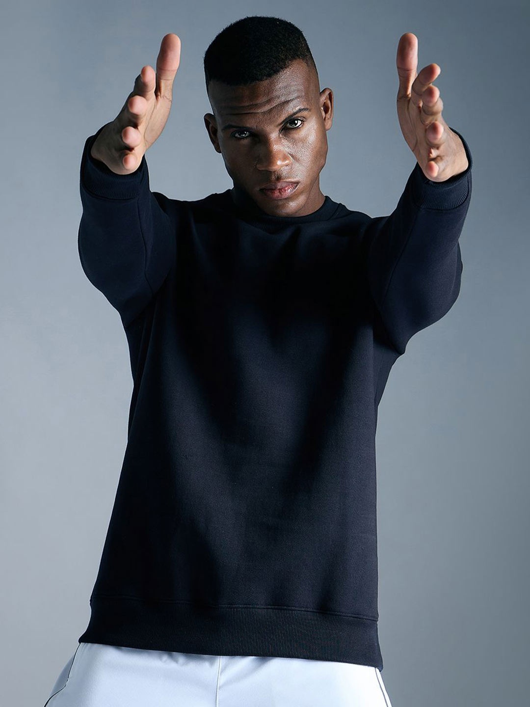 

SG Men Round Neck Sweatshirt, Navy blue