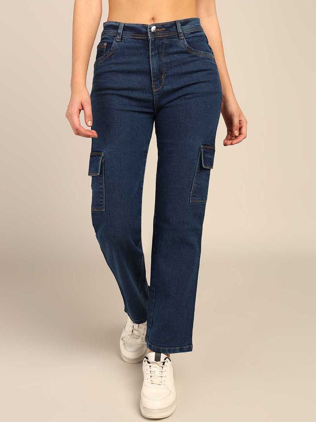 

Nifty Women Boyfriend Fit High-Rise Stretchable Jeans, Blue