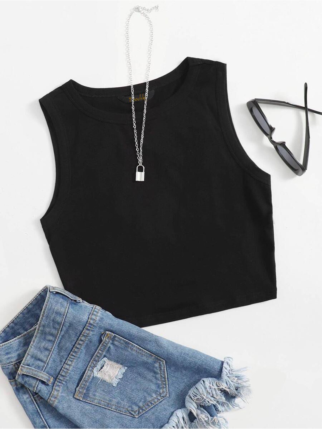 

BAESD Crop Top, Black