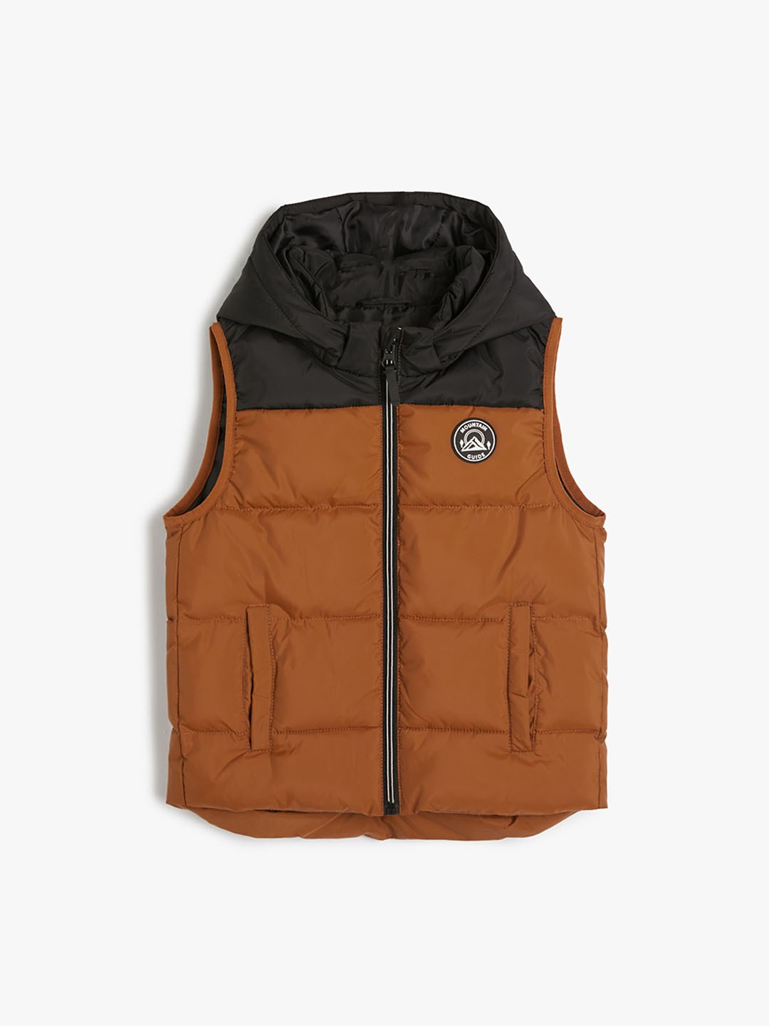 

Koton Boys Hooded Puffer Jacket, Rust