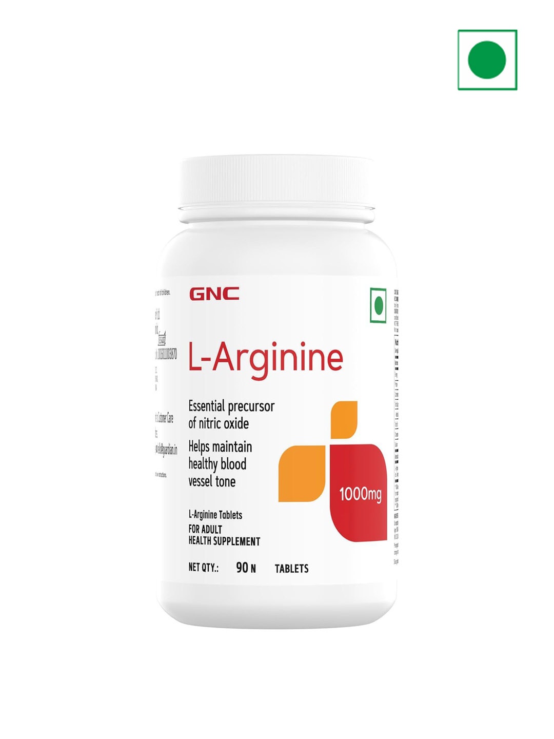 

GNC L-Arginine Tablets - 90 N Tablets, White