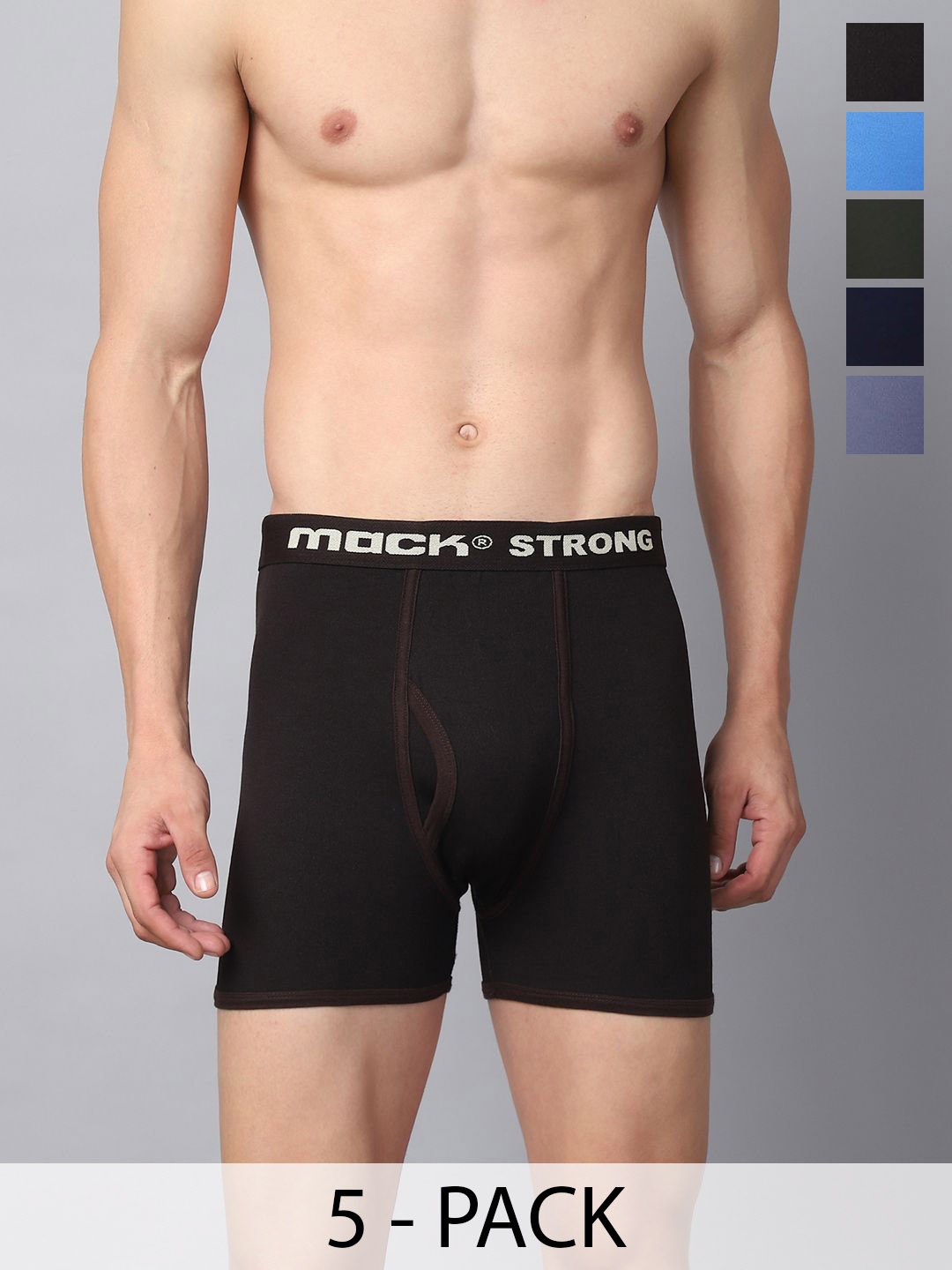 

VIMAL JONNEY Pack Of 5 Assorted Trunks MACK_STRONG_C.._05