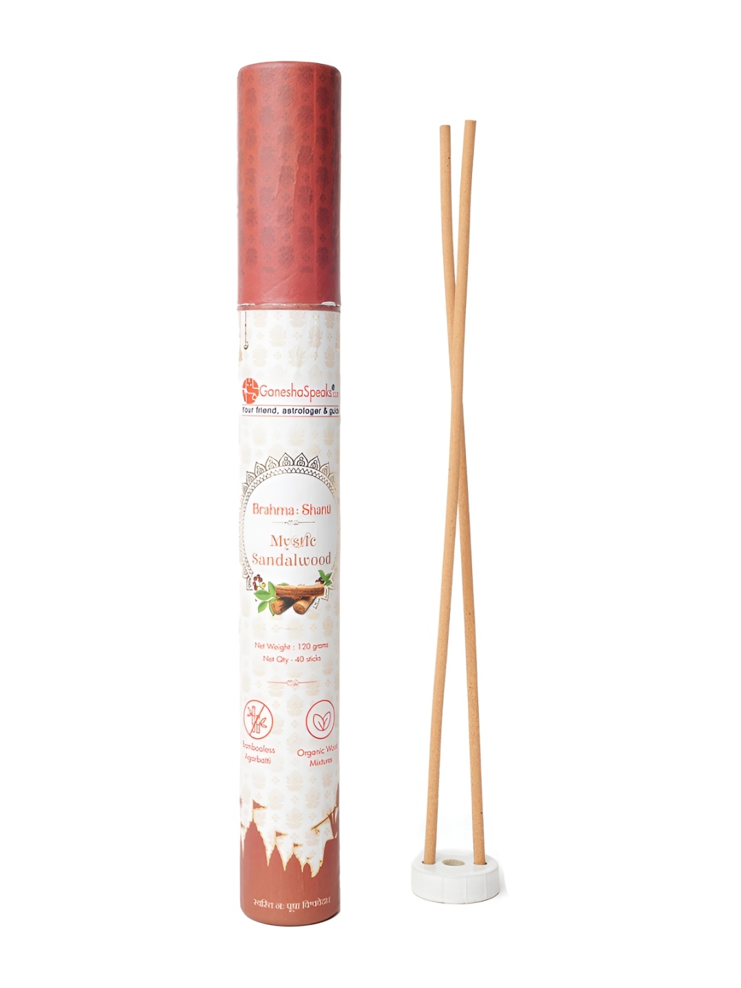 

GaneshaSpeaks Red Sandalwood Incense Sticks