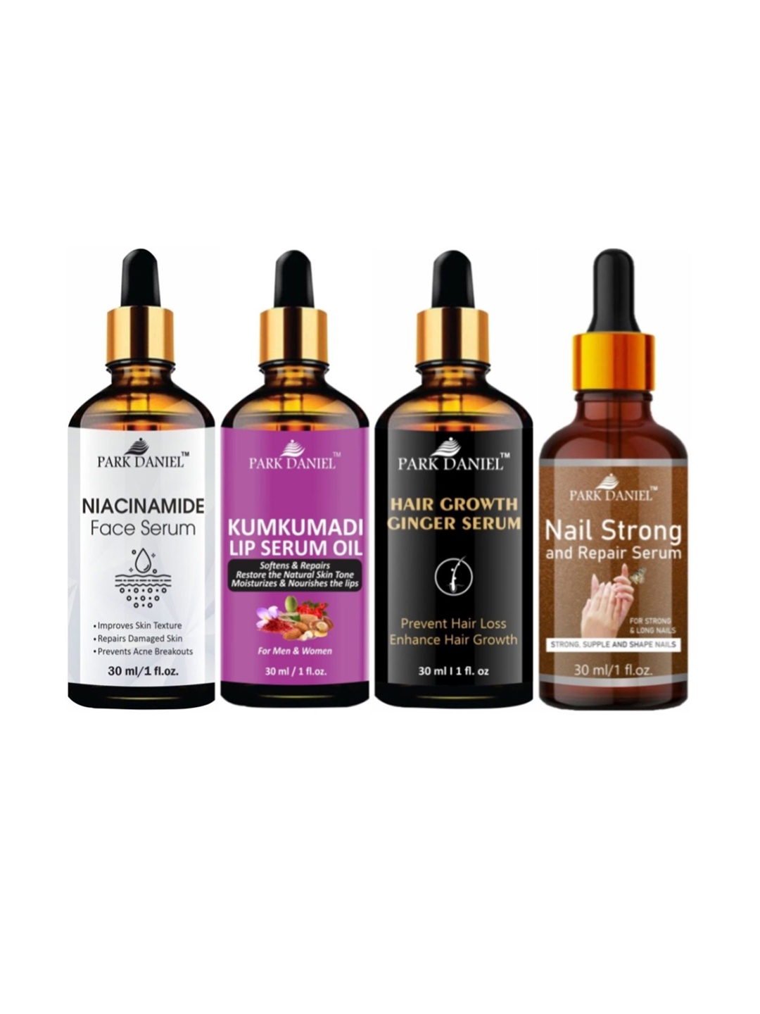 

Park Daniel Set Of 4 Serum Combo - 30 ml Each, Multi