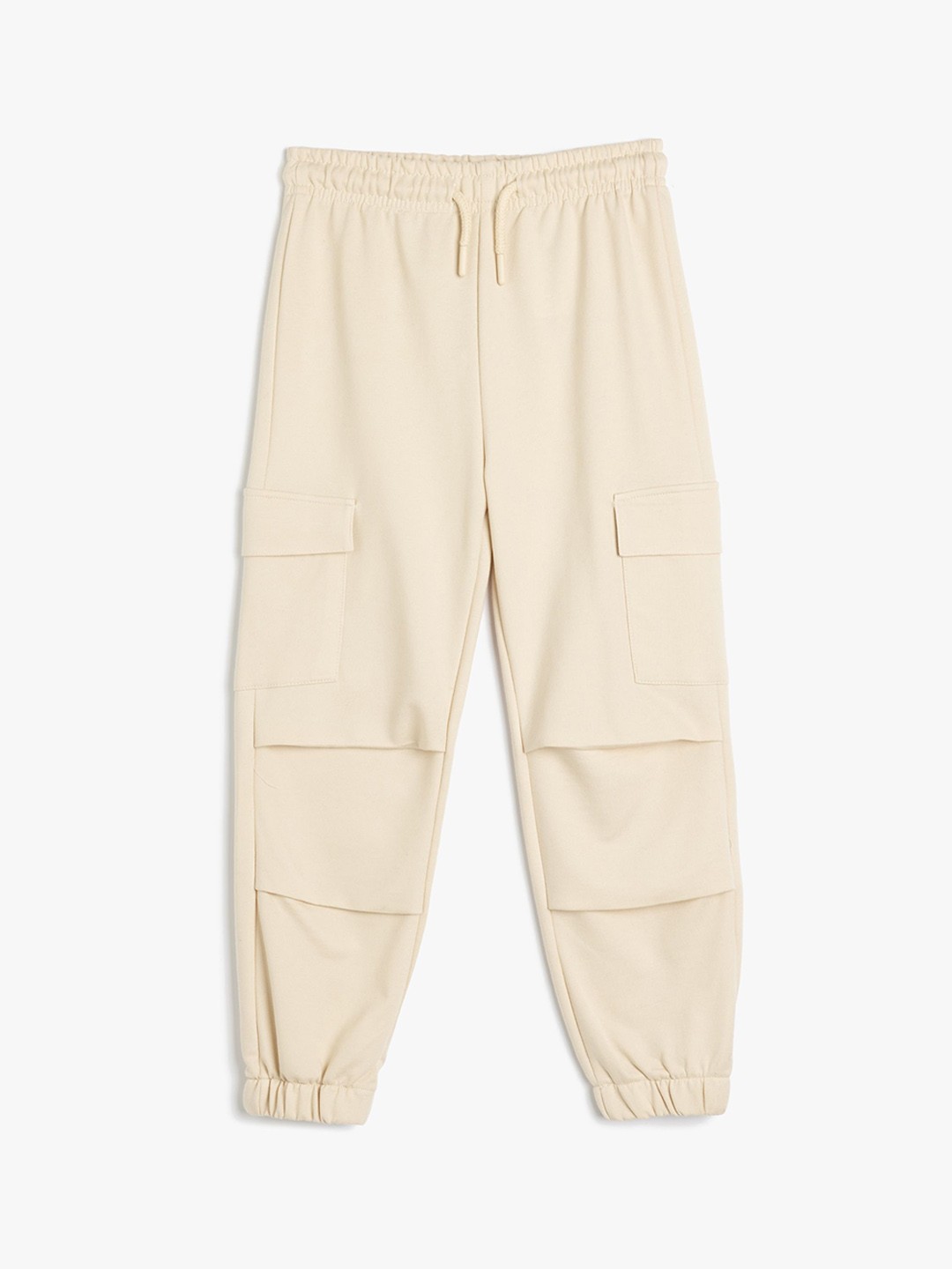 

Koton Girls Mid Rise Joggers, Beige