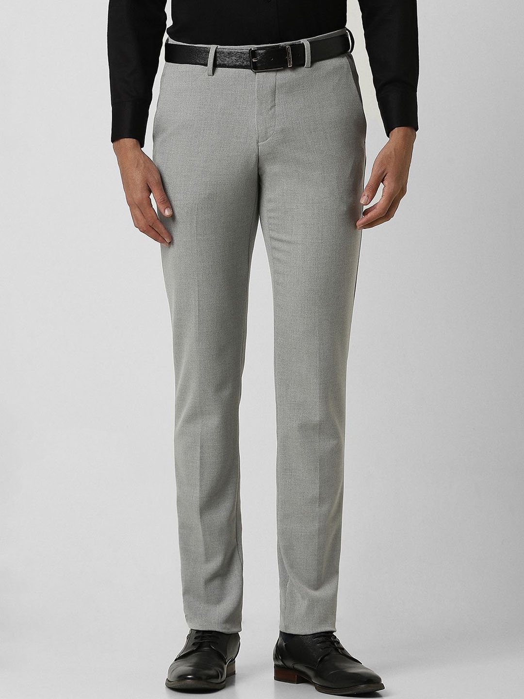 

Van Heusen Men Slim Fit Formal Trouser, Grey