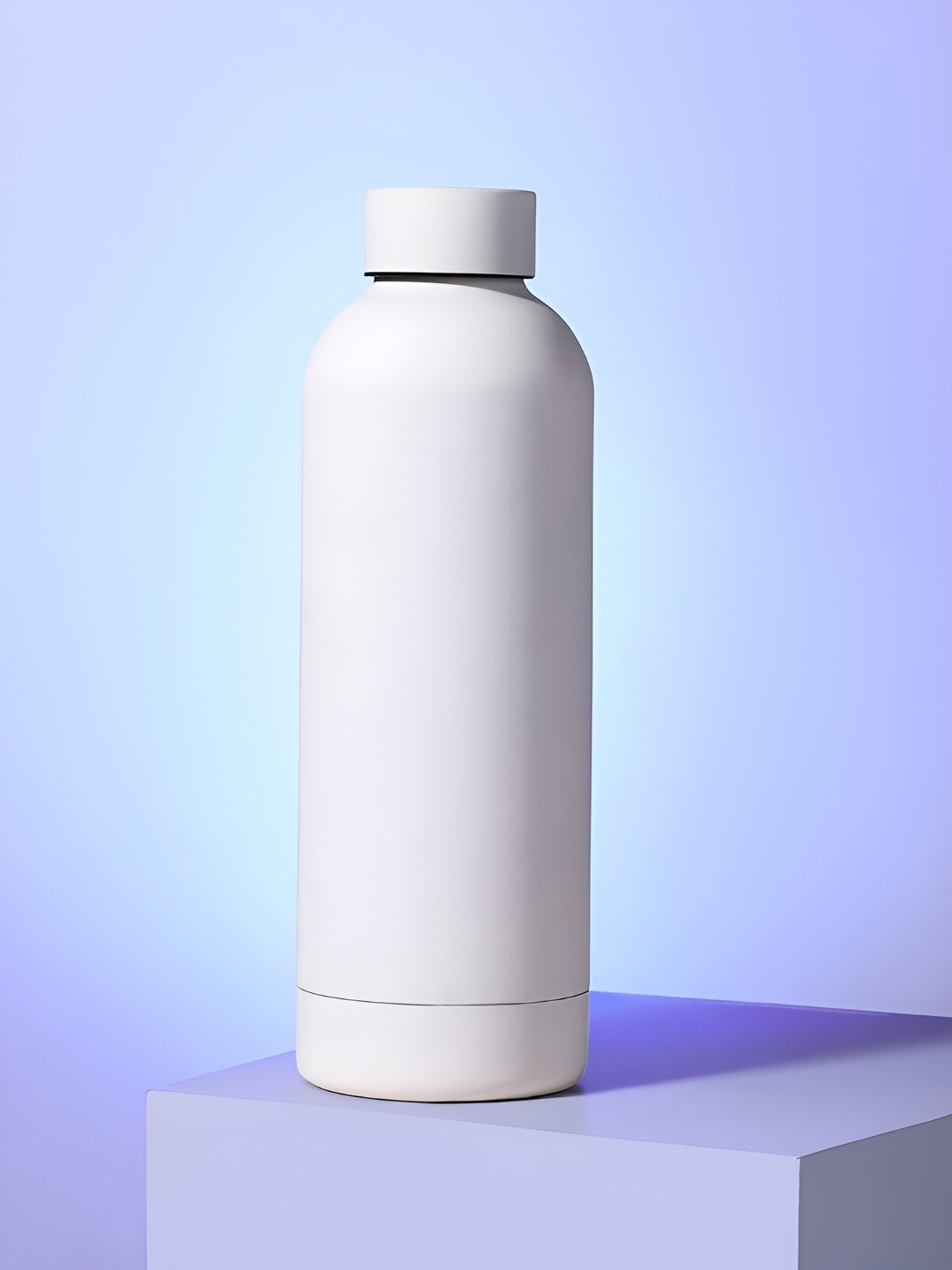 

Bonhomie White Stainless Steel Water Bottle 500 ml