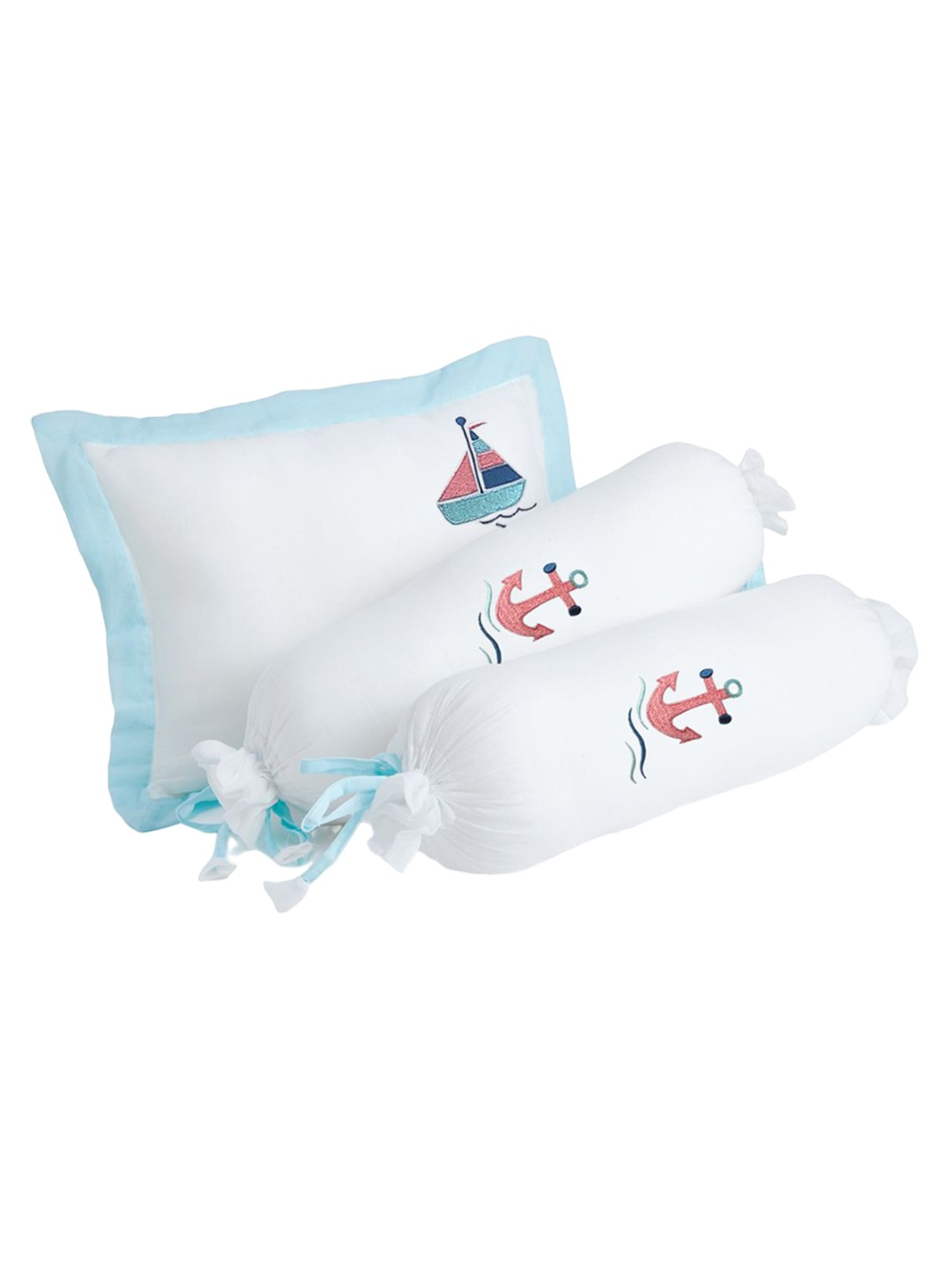 

The White Cradle Pack Of 3 Bolster & Pillow Set