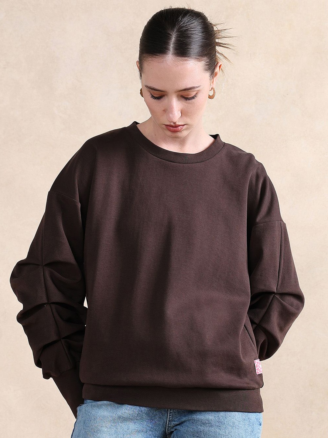 

RAREISM Women Sweatshirt, Brown