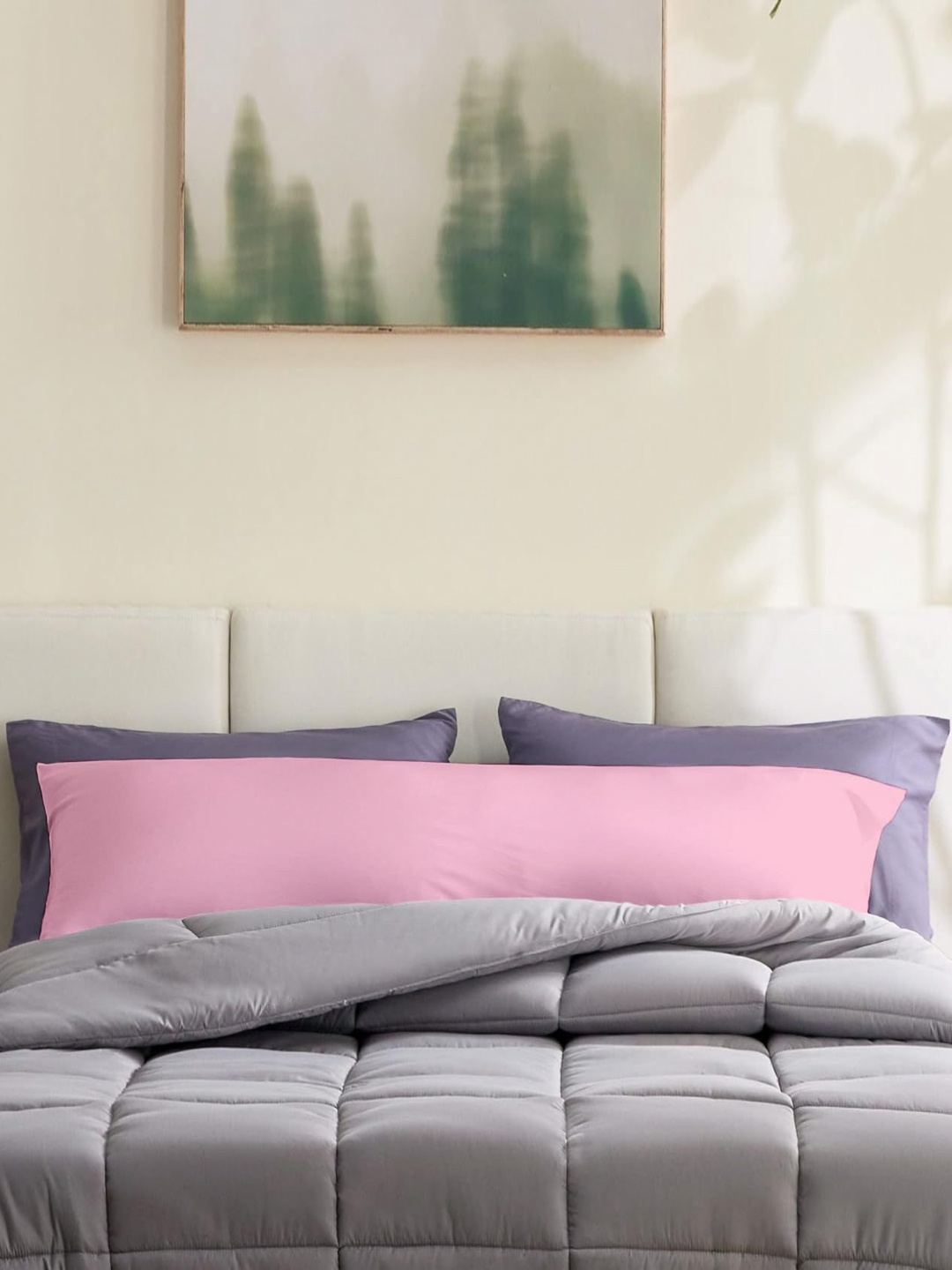 

Sleepino Pink 8 Pieces Solid Pure Cotton Rectangle Pillow Covers