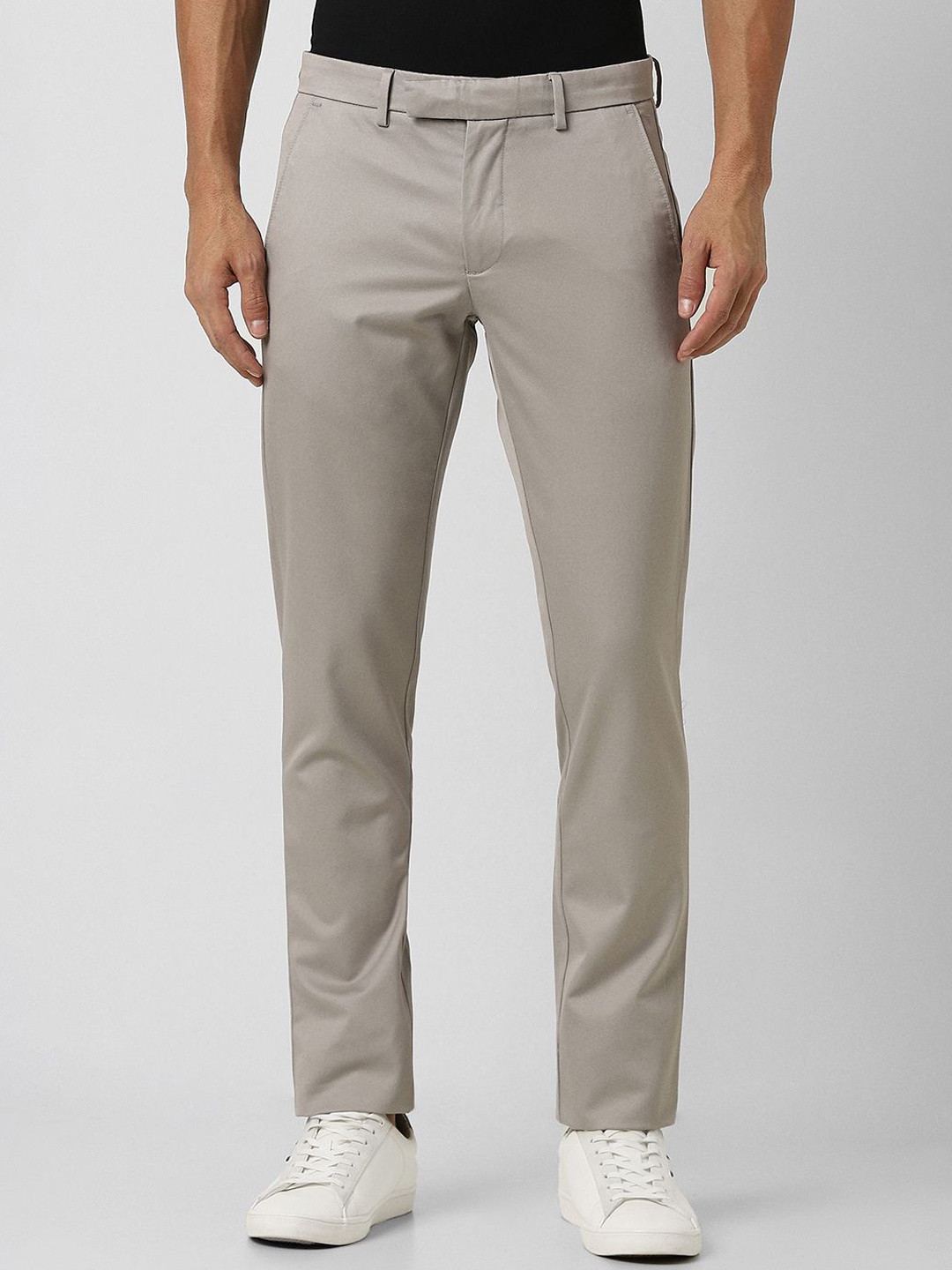 

Van Heusen Sport Men Cotton Slim Fit Trousers, Grey