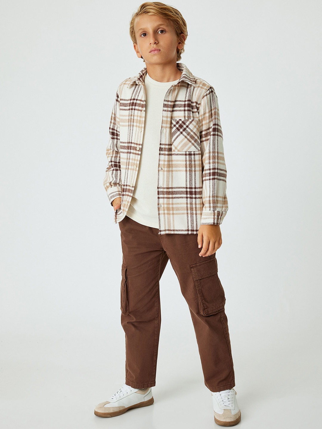 

Koton Boys Chinos Trousers, Pink