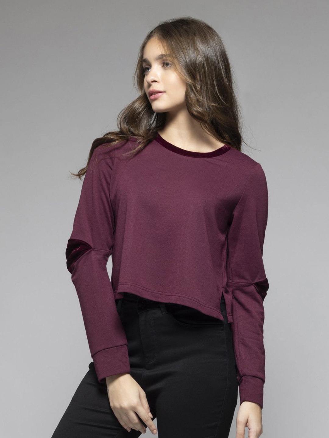 

SHAYE Women Top, Maroon