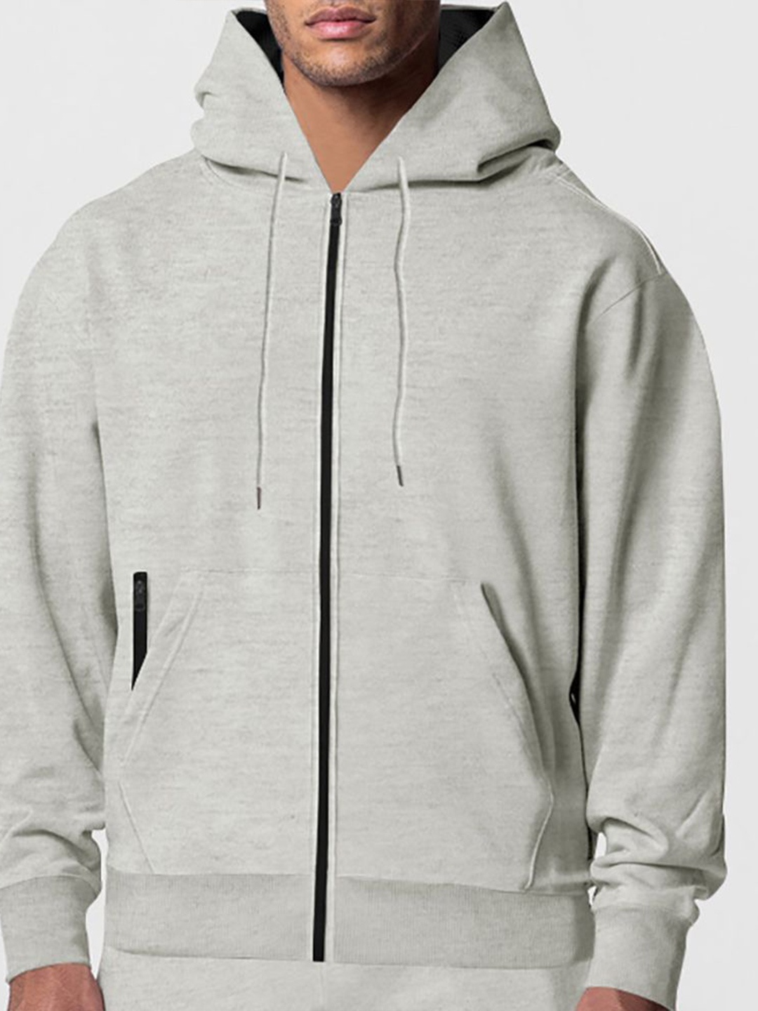

StyleCast x Revolte Men Hooded Sweatshirt, Grey