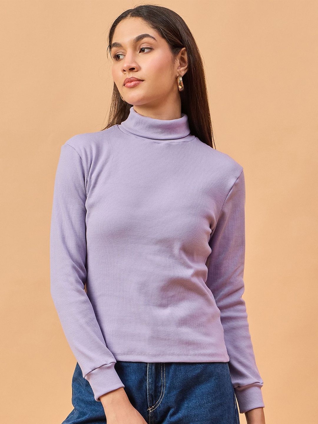 

STREET 9 BASICS Styled Back Top, Lavender