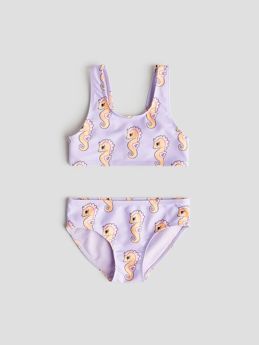 

H&M Girls Patterned Bikini, Purple