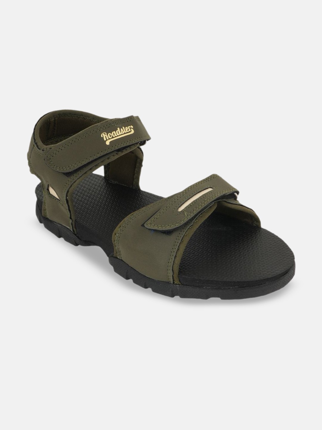 

The Roadster Lifestyle Co Men Sports Sandals, Olive
