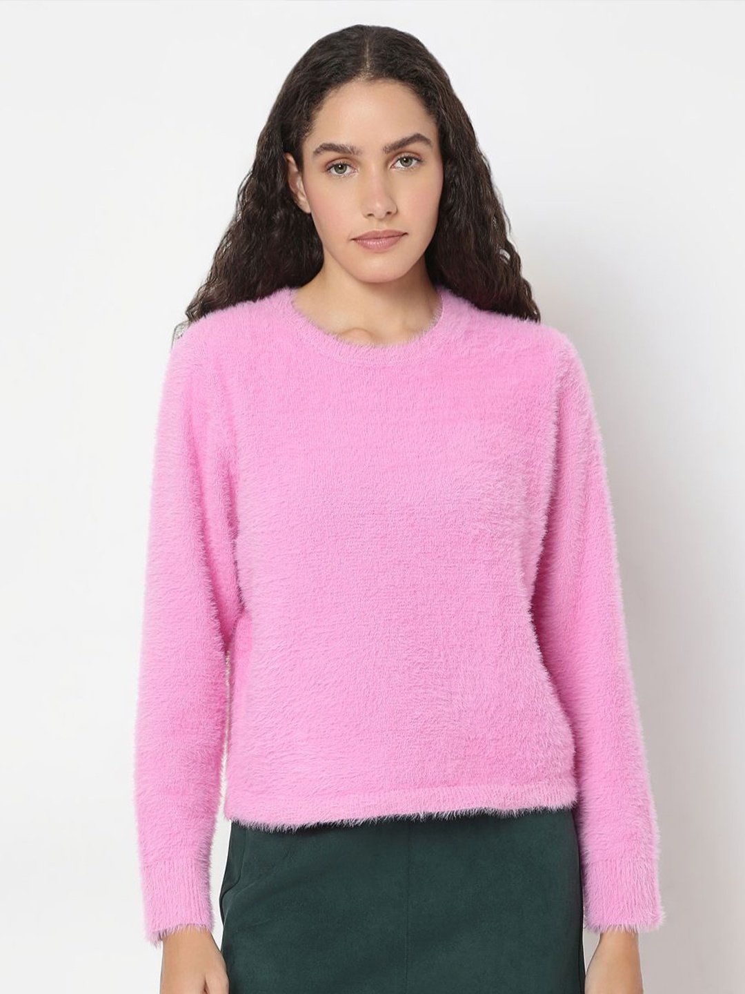

Vero Moda Women Pullover Sweaters, Pink