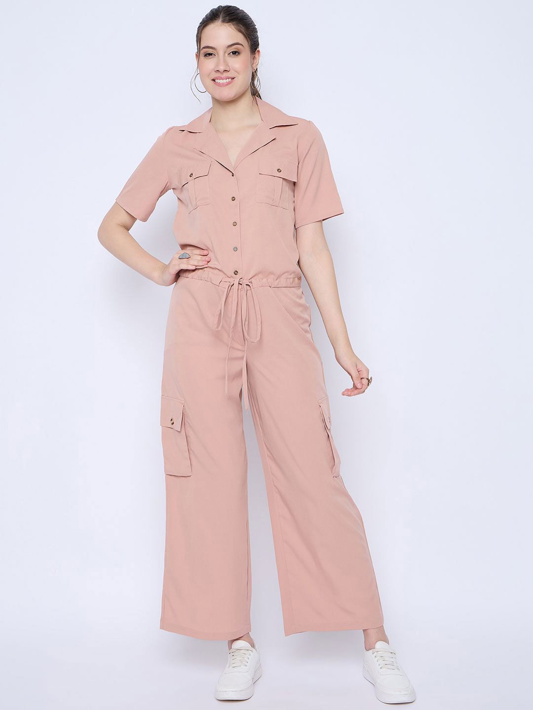 

Color Cocktail Basic Jumpsuit, Pink