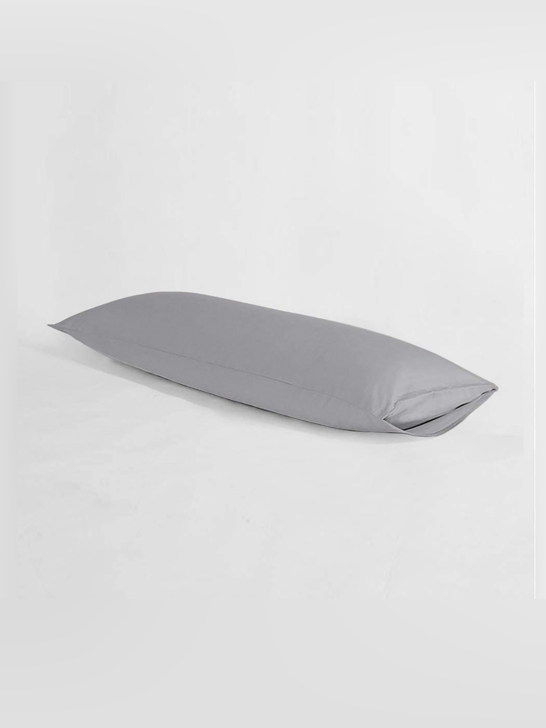 

Sleepino Grey 1 Pieces Solid Pure Cotton Rectangle Pillow Covers