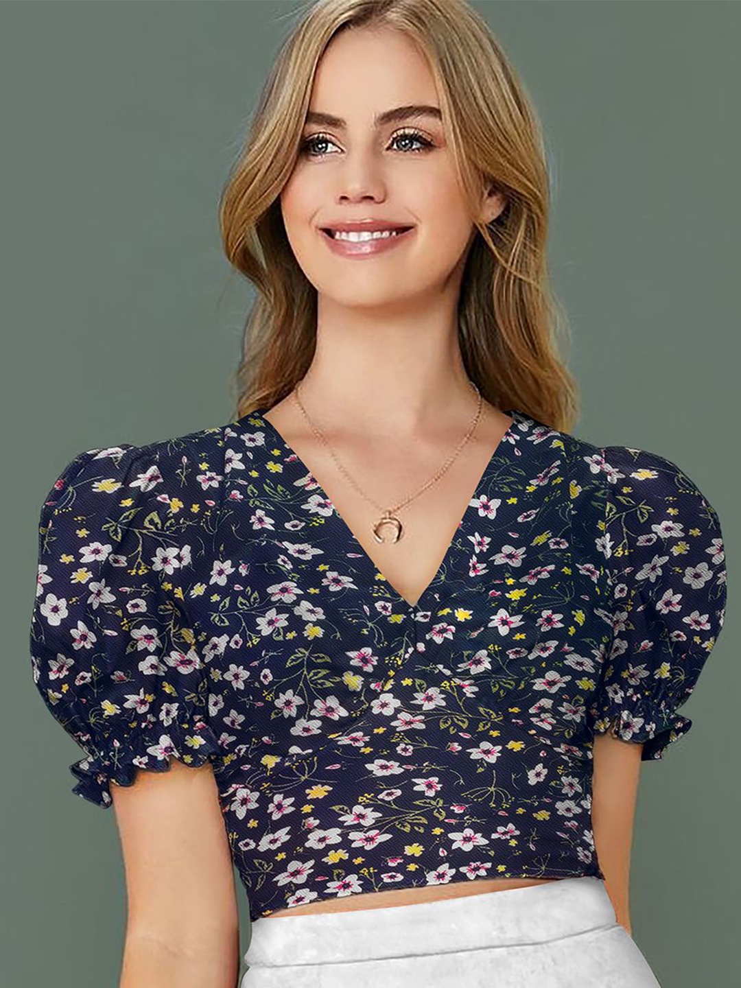 

BAESD Crop Top, Blue