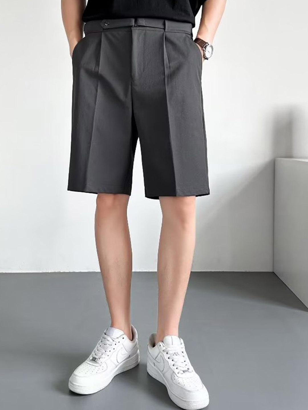 

StyleCast x Revolte Men Shorts, Grey