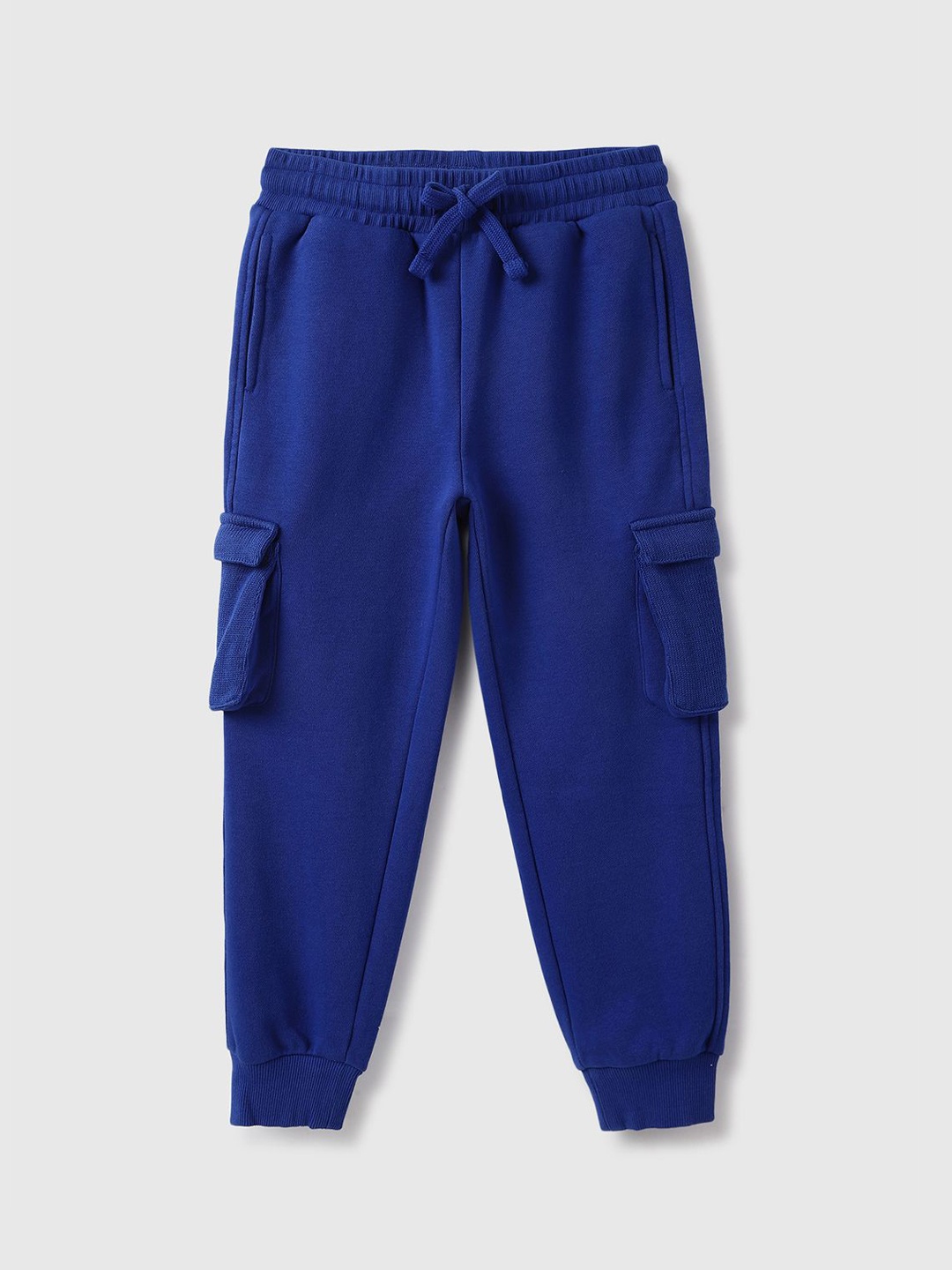 

United Colors of Benetton Boys Mid-Rise Joggers, Blue