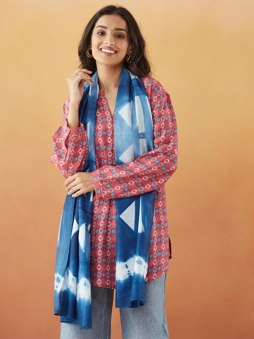 

Fabindia Women Stole, Blue