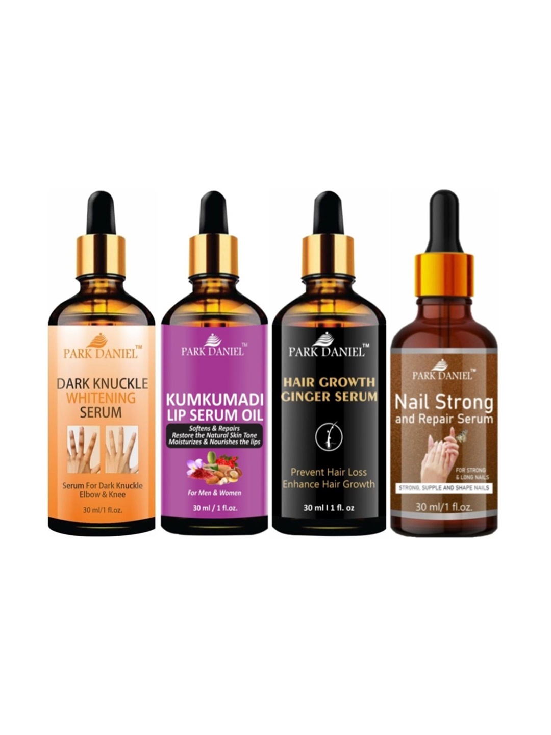 

Park Daniel Set Of 4 Serum Combo - 30 ml Each, Multi