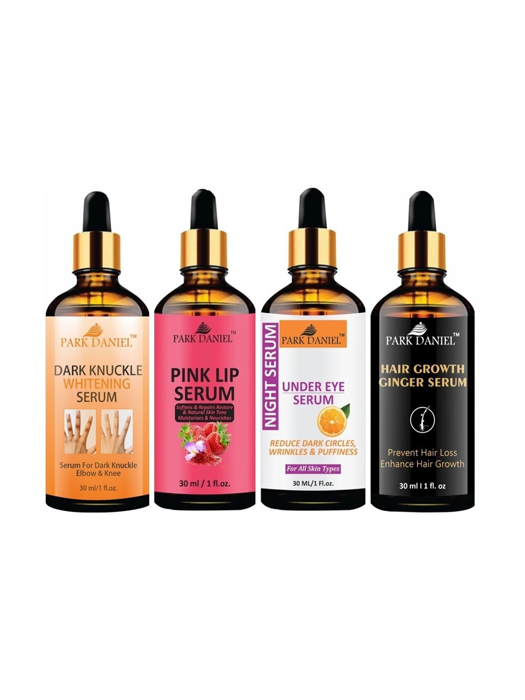 

Park Daniel Set of 4 Serum Combo - 30 ml Each, Multi