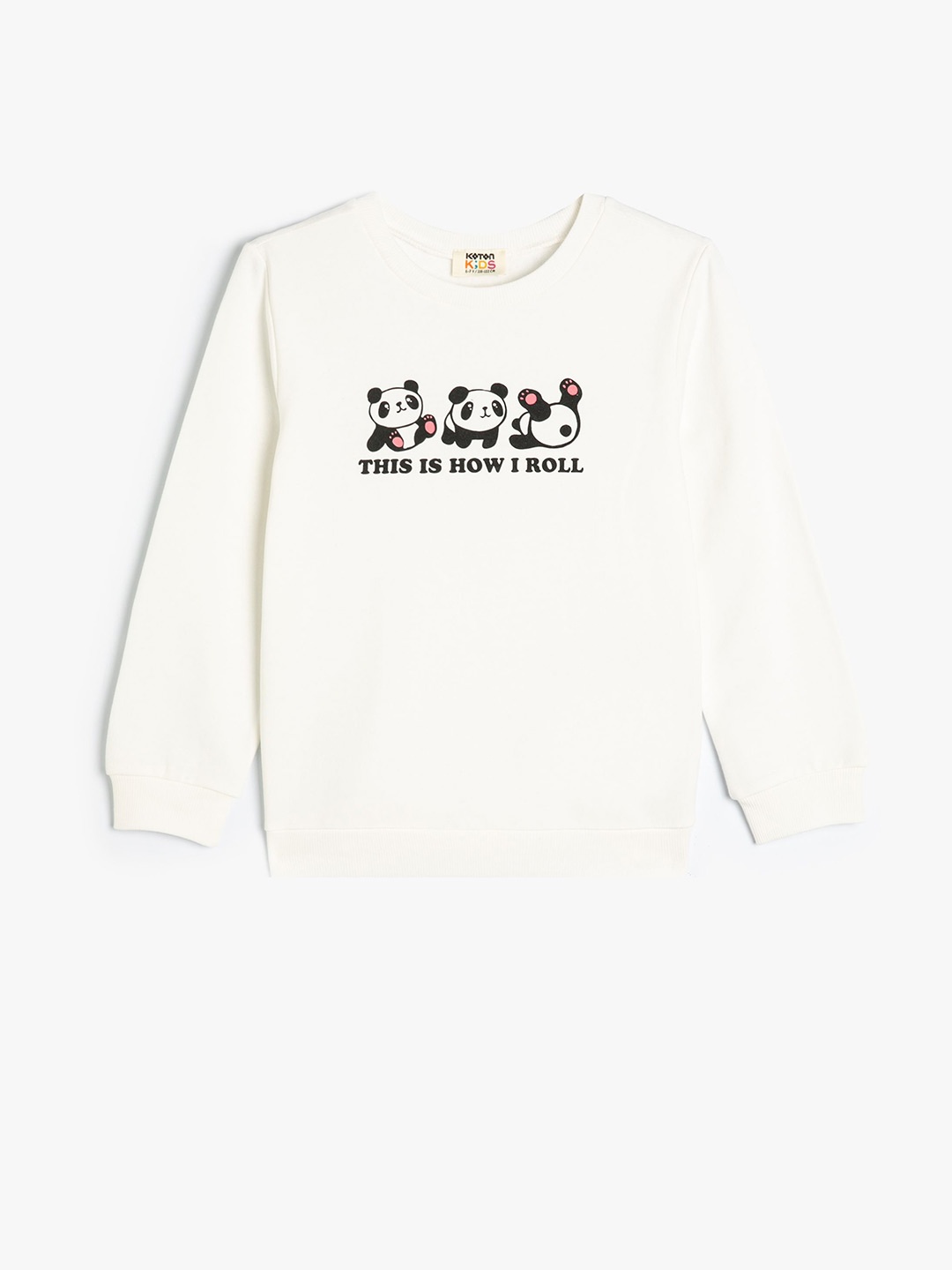 

Koton Girls Printed Sweatshirt, White