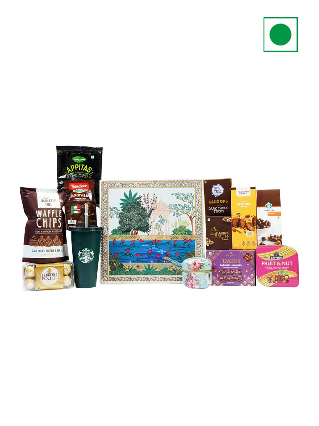 

The Gift Tree 12-Pcs Diwali Employee & Staff Family Hamper, Red