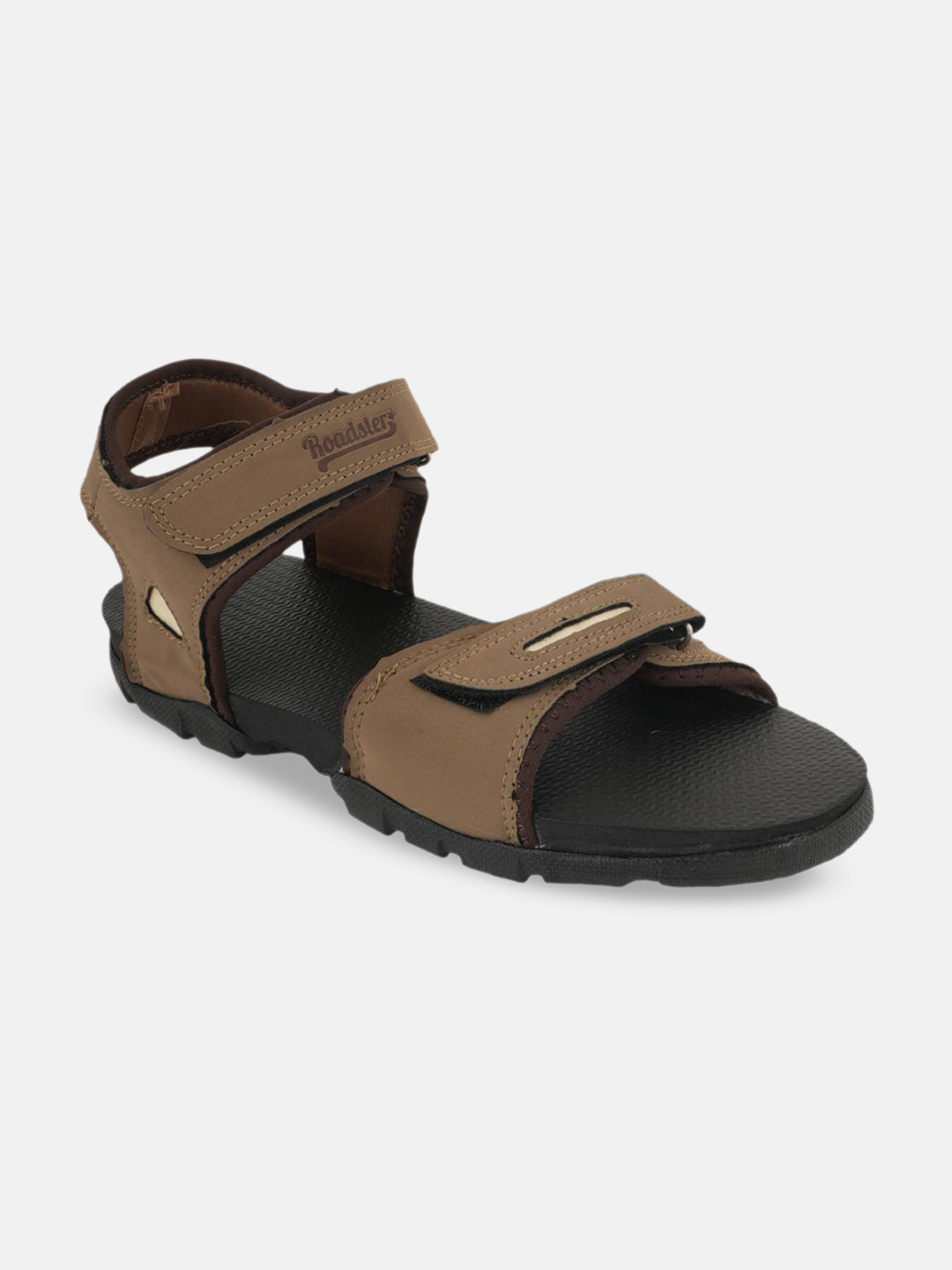 

The Roadster Lifestyle Co Men Sports Sandals, Camel brown