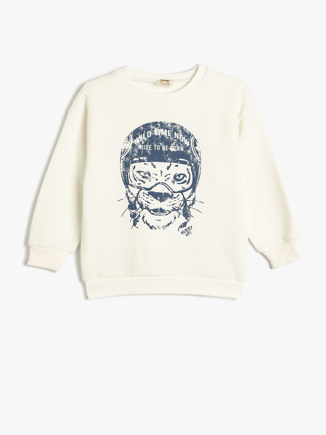 

Koton Boys Printed Sweatshirt, White