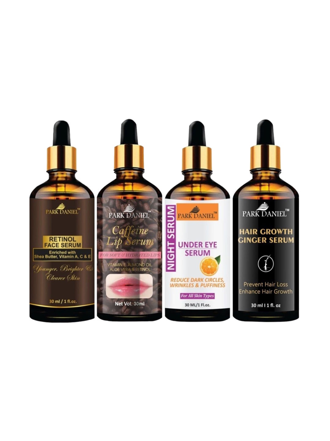 

Park Daniel Set Of 4 Serum Combo - 30 ml Each, Multi