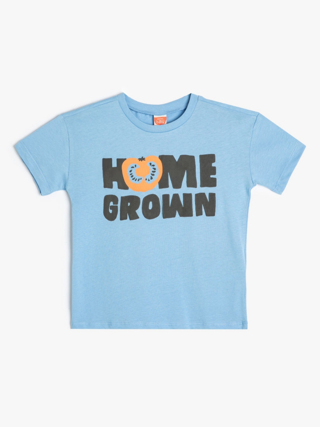 

Koton Boys Typography Printed Round Neck Cotton T-shirt, Blue