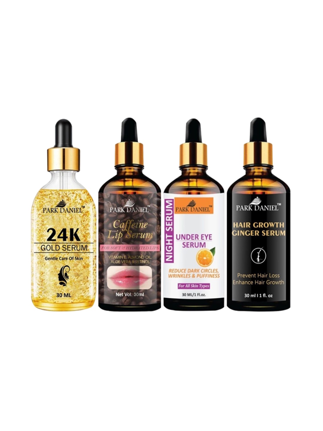 

Park Daniel Set Of 4 Serum Combo - 30 ml Each, Multi