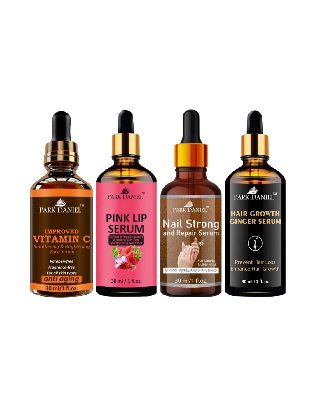 

Park Daniel Face Body & Skin Serum Combo - 30 ml Each, Multi