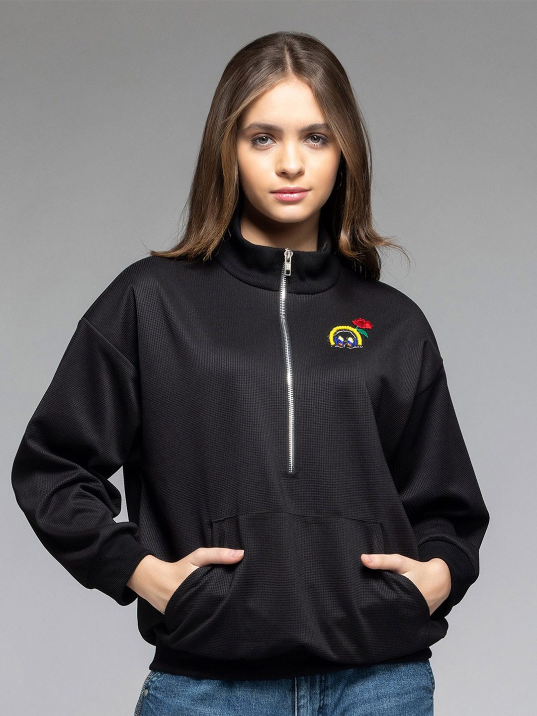 

SHAYE Women Sweatshirt, Black